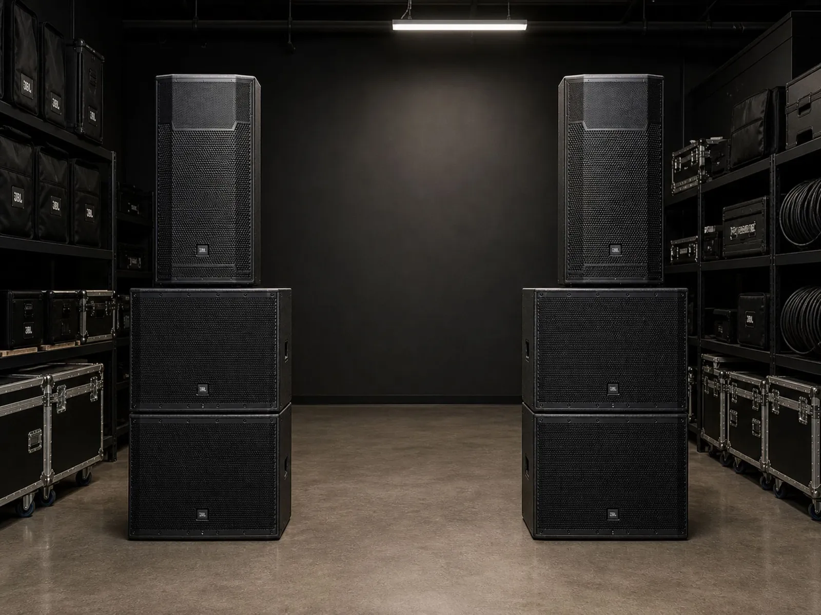 Sonorizare JBL — 2 topuri PRX735 + 4 subwoofere (Setup 5)