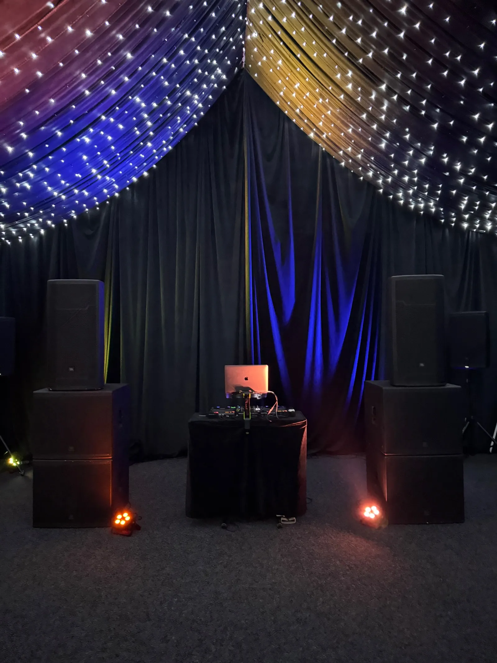 Sonorizare JBL — 2 topuri PRX735 + 4 subwoofere (Setup 5)