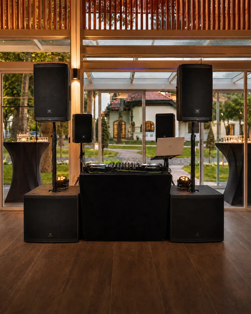 Sonorizare JBL — 2 boxe EON 615 + 2 subwoofere (Setup 3)